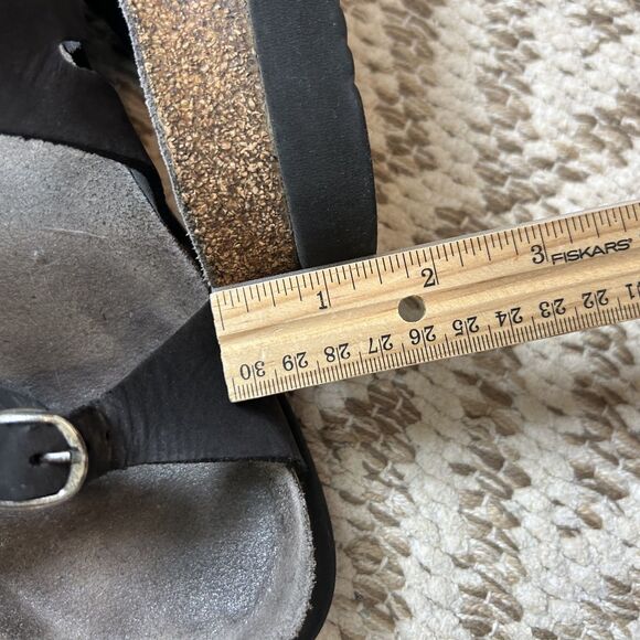 Mephisto Womens Sandals Size 40 Open-toe Black Casual Slip-on - Picture 9 of 11